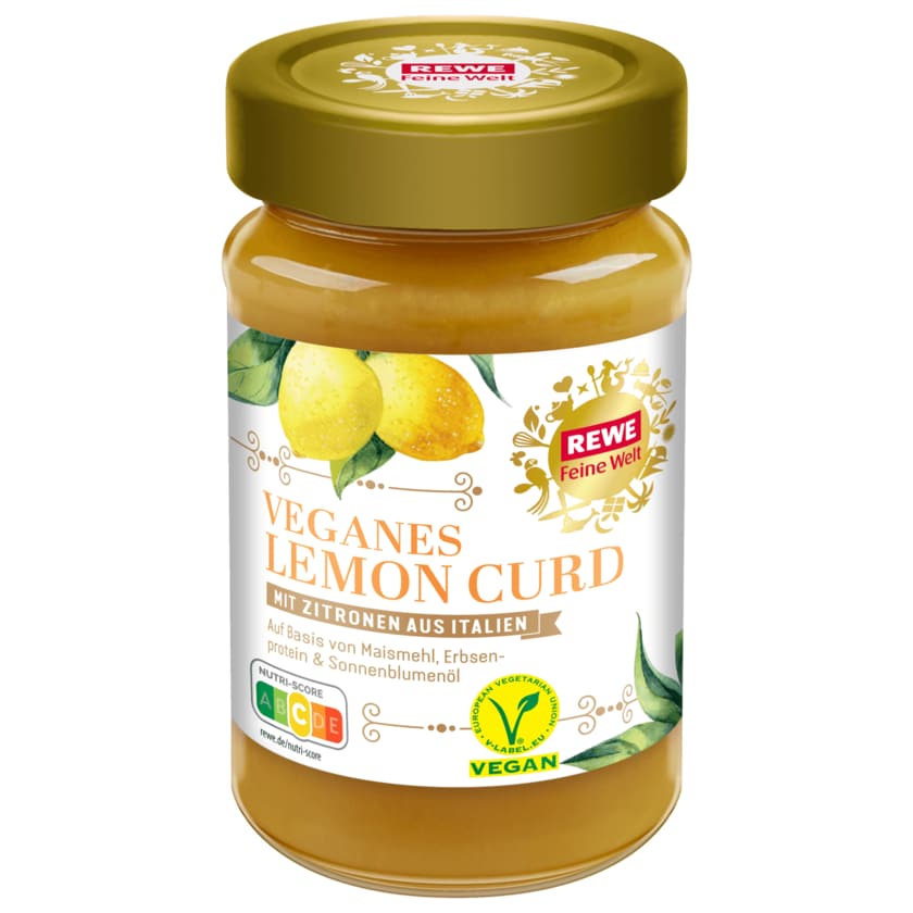 REWE Feine Welt Veganes Lemon Curd 250g